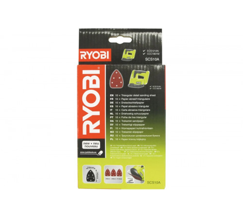 Листы шлифовальные (10 шт; 100х140 мм) Ryobi SCS10A 5132002675