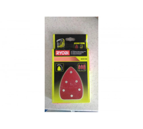 Листы шлифовальные (10 шт; 100х140 мм) Ryobi SCS10A 5132002675
