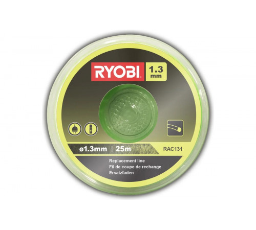 Леска (1.3 мм; 25 м; круг) RAC131 Ryobi 5132002624