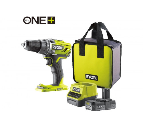 Компактная дрель-шуруповерт Ryobi ONE+ R18DD3-120S 5133003347