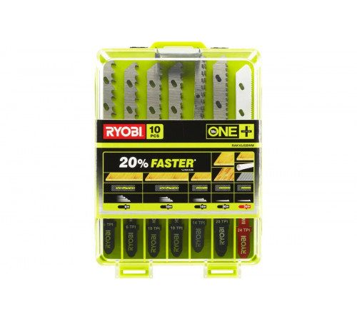 Набор пилочек для лобзика 10 шт Ryobi 5132002811