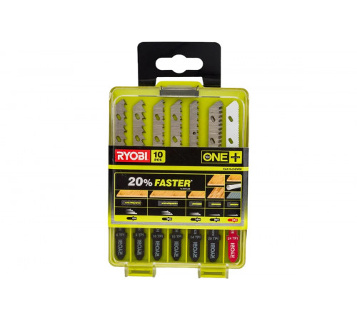 Набор пилочек для лобзика 10 шт Ryobi 5132002811