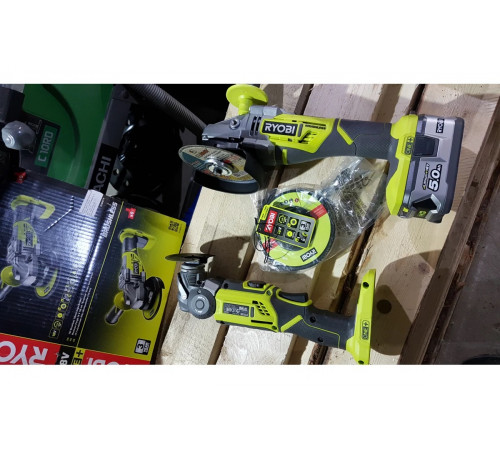 Бесщеточная углошлифмашина Ryobi ONE+ R18AG7-140S 5133004231