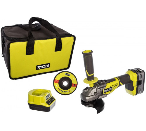 Бесщеточная углошлифмашина Ryobi ONE+ R18AG7-140S 5133004231