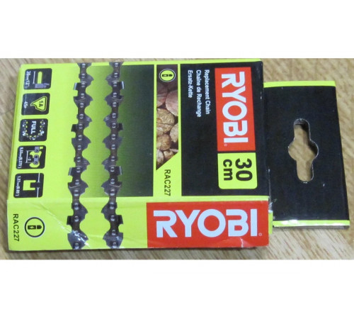 Цепь пильная (30 см; 1.1 мм; 3/8"; 45 зв.) RAC227 Ryobi 5132002436