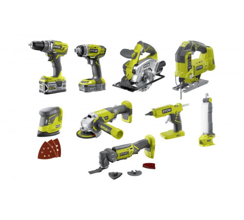 Набор инструмента Ryobi ONE+ R18CK9-252S 5133003576