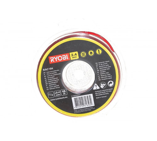 Леска для триммеров (2,4 мм; 15 м; круг) Ryobi RAC104 5132002641