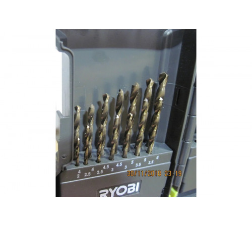 Набор сверл (19 шт.) RAK19HSS Ryobi 5132002258
