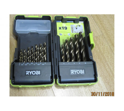 Набор сверл (19 шт.) RAK19HSS Ryobi 5132002258