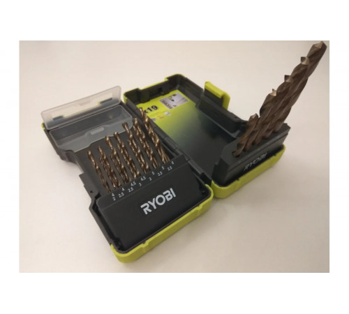 Набор сверл (19 шт.) RAK19HSS Ryobi 5132002258