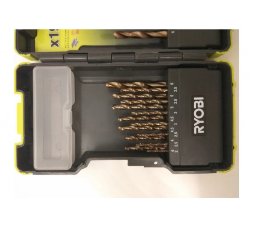Набор сверл (19 шт.) RAK19HSS Ryobi 5132002258
