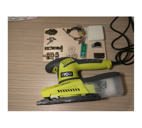 Виброшлифмашина Ryobi + 20 шлифлистов ESS200RSA20 5133000650