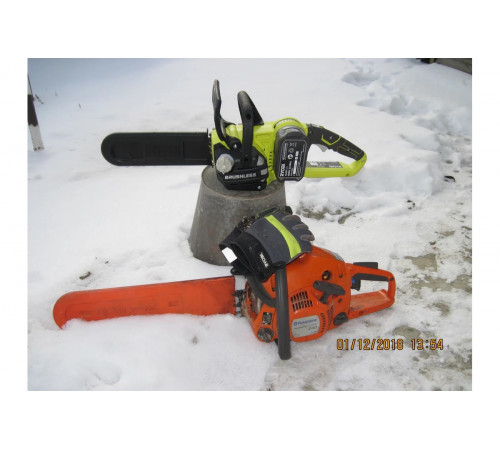 Бесщеточная аккумуляторная цепная пила Ryobi ONE+ OCS1830  без аккумулятора в комплекте 5133002829