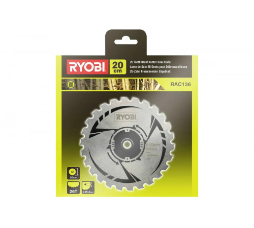 Нож для триммера RBC52FSBBS Ryobi RAC136 5132002763