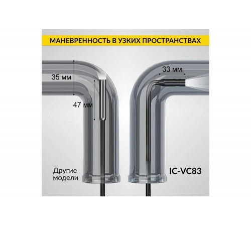 Промышленный эндоскоп iCarTool экран 4.3", 2 Мп, длина 3м, 8.5 мм зонд IC-VC83