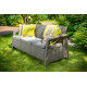 Трехместный диван Keter Corfu Love Seat Max капучино 258978