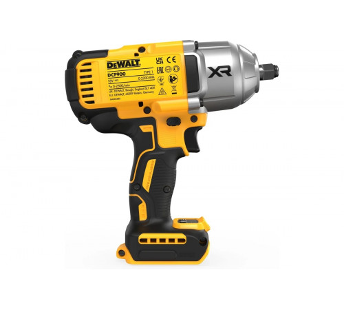 Аккумуляторный гайковерт Dewalt DCF900NT, 18 В, 1898 Нм, 2200 уд/мин, без АКБ и ЗУ, в кейсе TSTAK DCF900NT-XJ