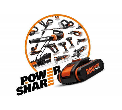 Аккумуляторный триммер WORX WG157E Аккумуляторный триммер WORX WG157E