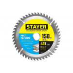 Диск пильный по алюминию STAYER Multi Material 150x20/16 мм, 48Т 3685-150-20-48