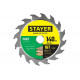 STAYER FAST 140 x 20/16мм 16Т, диск пильный по дереву, быстрый рез