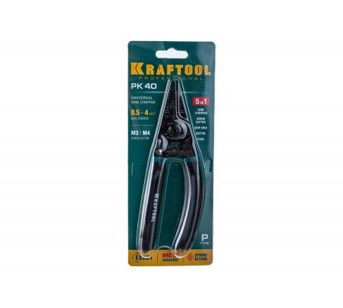Стриппер KRAFTOOL PK-40 многофункциональный, 0.5 - 4 кв.мм 22659 Стриппер KRAFTOOL PK-40 многофункциональный, 0.5 - 4 кв.мм 22659
