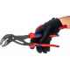 Переставные клещи Knipex COBRA под ключ 60 мм, 300 мм, серые, 2К ручки KN-8702300SB