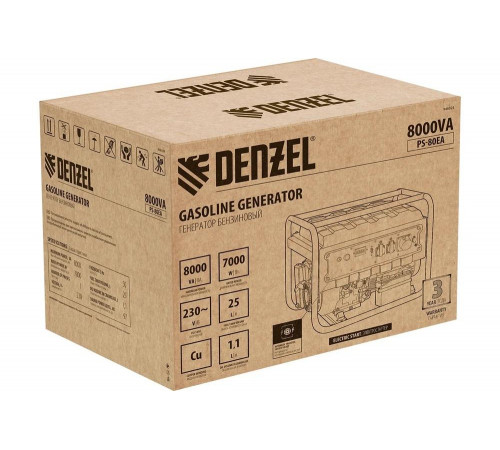 Бензиновый генератор Denzel PS 80 EA Бензиновый генератор Denzel PS 80 EA