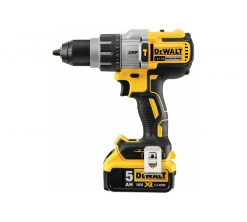 Бесщеточная ударная дрель-шуруповерт DEWALT XRP 18 В, 2 АКБ XR Li-Ion 5.0 Ач + 1 АКБ XR Li-Ion 6.0 Ач DCD996TP2-QW