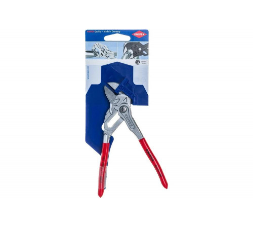 Переставные клещи-ключ Knipex 150 мм, 27 мм (1"), хром, 1К ручки, KN-8603150SB Переставные клещи-ключ Knipex 150 мм, 27 мм (1"), хром, 1К ручки, KN-8603150SB