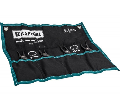 KRAFTOOL 4 шт., 180 мм, набор съемников стопорных колец Grand-4 22812-H4