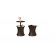 Стол для сада Keter COOL BAR RATTAN коричневый 230903