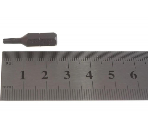 Вставка торцевая TORX с отверстием (T10; 25 мм; 1/4) KING TONY 102510U