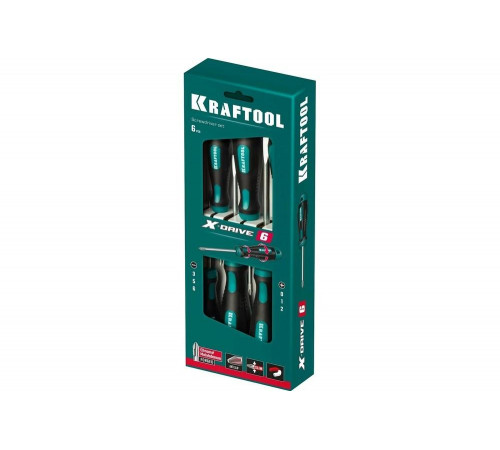 KRAFTOOL 6 шт., Х-Drive-6 набор отверток 250081-H6_z01 KRAFTOOL 6 шт., Х-Drive-6 набор отверток 250081-H6_z01