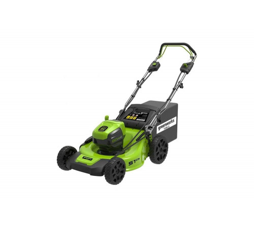 Самоходная аккумуляторная газонокосилка GreenWorks GD60LM51SPK4 60V 2505607UB Самоходная аккумуляторная газонокосилка GreenWorks GD60LM51SPK4 60V 2505607UB