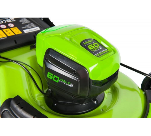 Самоходная аккумуляторная газонокосилка GreenWorks GD60LM51SPK4 60V 2505607UB Самоходная аккумуляторная газонокосилка GreenWorks GD60LM51SPK4 60V 2505607UB