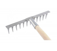 Грабли СИБРТЕХ 12-зубые, витые, 290 мм, нержавеющая сталь, черенок Россия 61754