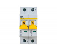 Автоматический выключатель IEK ВА47-60M 2Р 32А 6кА С MVA31-2-032-C