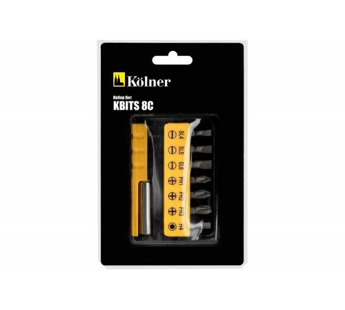 Набор бит в пластиковом кейсе KBITS 8C 7 шт Kolner 8100200069