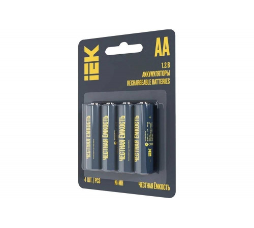 Аккумулятор IEK green ni-mh aa 2700мач (4шт/блистер) AAK-NIMH-06-2700-L04