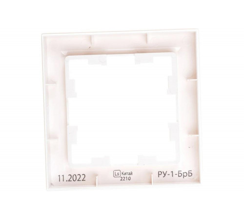 IEK Brite ру-1-брб: прочная и стильная одноместная рамка IEK Brite ру-1-брб: прочная и стильная одноместная рамка