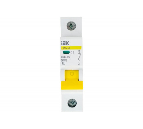 Продукт: Автомат IEK ВА47-29 1п, C, 5А, 4.5кА
Уникальный meta h1: IEK ВА47-29: надежный автомат для электробезопасности Продукт: Автомат IEK ВА47-29 1п, C, 5А, 4.5кА
Уникальный meta h1: IEK ВА47-29: надежный автомат для электробезопасности