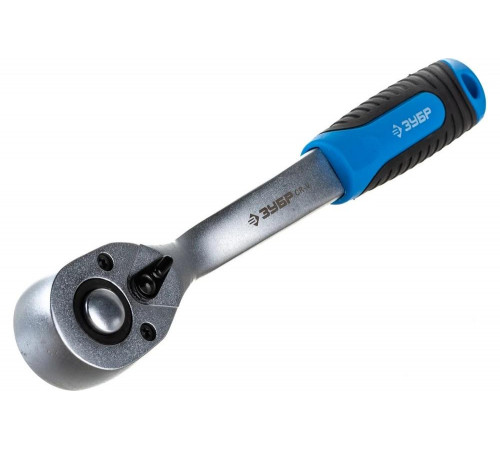 ЗУБР 1/2", 72 зубца, Cr-V сталь, трещотка для торцовых головок 27730-1/2 ЗУБР 1/2", 72 зубца, Cr-V сталь, трещотка для торцовых головок 27730-1/2