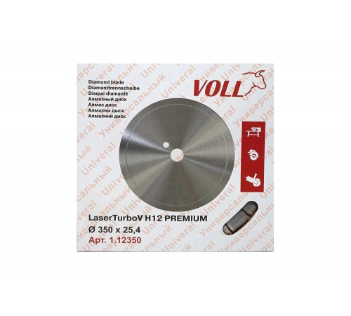 VOLL LaserTurboV Н12 PREMIUM: инновационный алмазный диск для профессионального использования