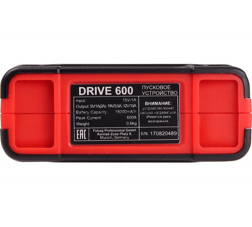 Пусковое устройство FUBAG DRIVE 600 38637 Пусковое устройство FUBAG DRIVE 600 38637