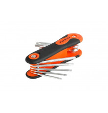 Набор ключей PATRIOT SKT-8F, TORX, T9-T40 складные, CRV, 8-в-1 350002009