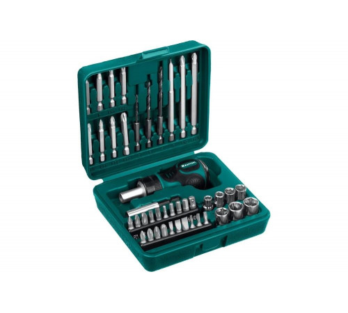 KRAFTOOL 43 шт., отвертка реверсивная 25556-H43 KRAFTOOL 43 шт., отвертка реверсивная 25556-H43