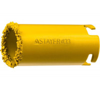 Коронка кольцевая с карбидно-вольфрамовой крошкой PROFESSIONAL 33 мм STAYER 33345-33