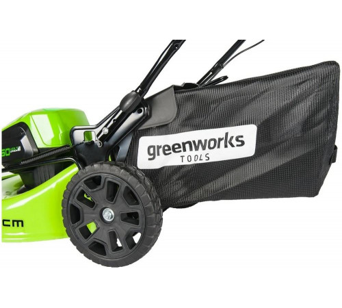 Самоходная аккумуляторная газонокосилка Greenworks GD60LM46SP Самоходная аккумуляторная газонокосилка Greenworks GD60LM46SP