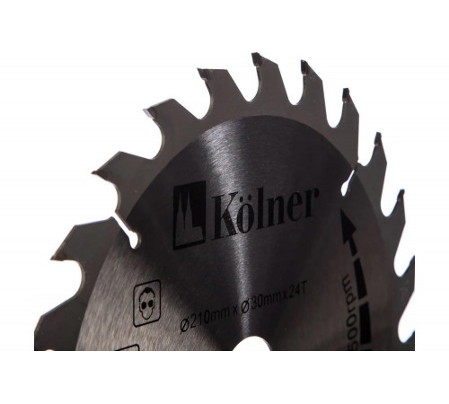 Пильный диск по дереву Kolner KSD 210х30х24Т 8100300108 Пильный диск по дереву Kolner KSD 210х30х24Т 8100300108