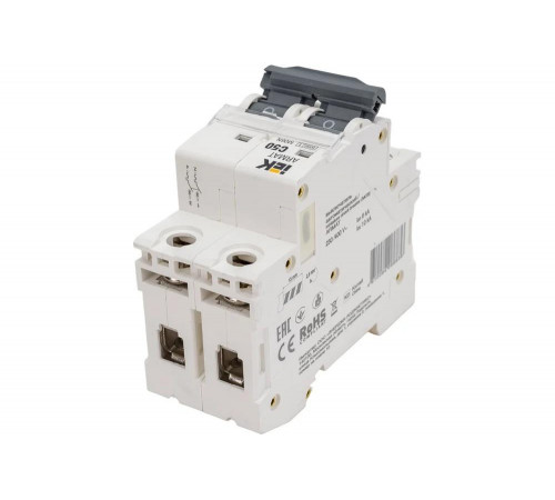 Автоматический выключатель IEK M06N 2P C 50А AR-M06N-2-C050